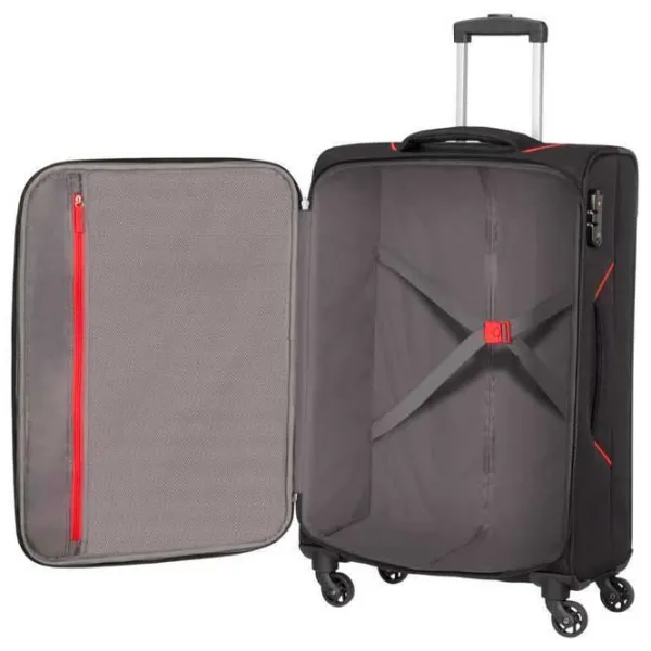 Valiză American Tourister Summer Session 38l/ Red Black photo 2 Valiză American Tourister Summer Session 38l/ Red Black photo 2