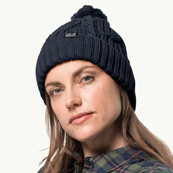 Шапка унисекс Jack Wolfskin JW19050911010  Тёмно-синий photo 2 Шапка унисекс Jack Wolfskin JW19050911010  Тёмно-синий photo 2