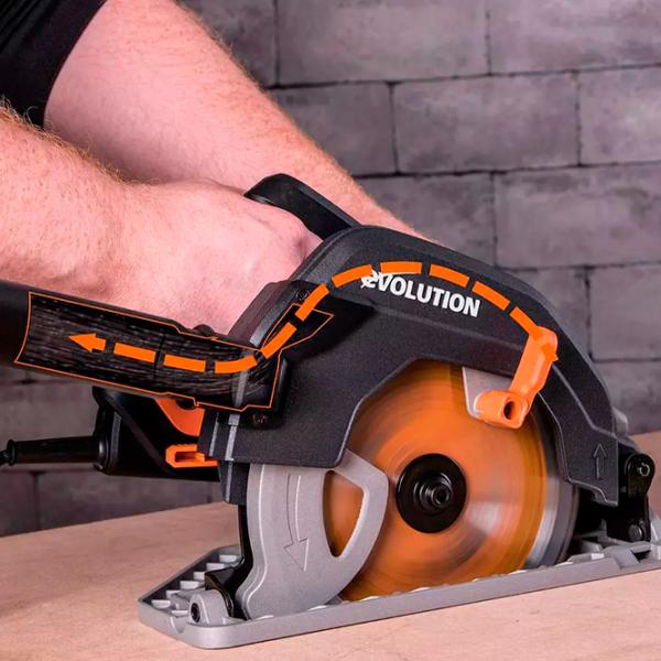 Fierăstrău circular Evolution R185CCS 185 mm / Gray photo 15