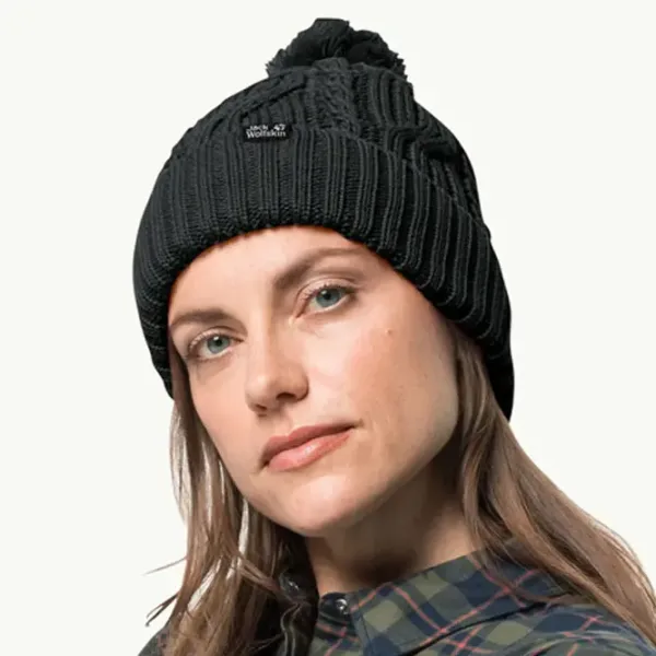 Шапка унисекс Jack Wolfskin JW19050916000  Черный photo 2