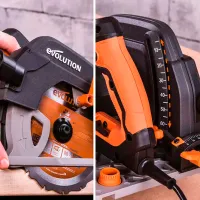 Дисковая пила Evolution R185CCS 185 мм / Серый photo 4