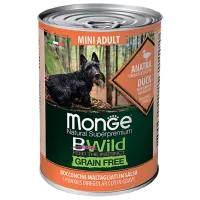 Корм для собак влажный Monge Bwild M01263 0.4 кг / Утка, тыква