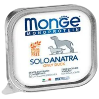 Корм для собак влажный Monge Solo Pate M01418 0.15 кг / Утка