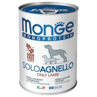 Корм для собак влажный Monge Solo Pate M01423 0.4 кг / Ягненок