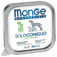 Корм для собак влажный Monge Solo Pate M01420 0.15 кг / Кролик