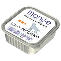 Корм для собак влажный Monge Solo Pate M01414 0.15 кг / Индейка