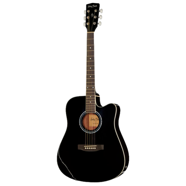 Chitară electro-acustică Harley Benton D-120CE TB BK 4/4, Dreadnought, Black photo 1