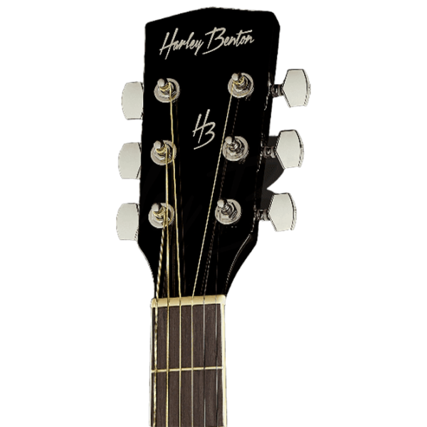 Chitară electro-acustică Harley Benton D-120CE TB BK 4/4, Dreadnought, Black photo 4
