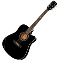 Электроакустическая гитара Harley Benton D-120CE TB BK 4/4, Dreadnought, Черный photo 7