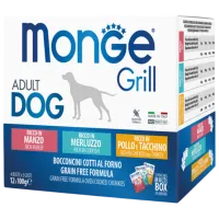 Корм для собак влажный Monge Grill Mix Box M01751 1.2 кг / Рыба 
