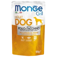 Корм для собак влажный Monge Grill Pouch M01311 0.1 кг / Индейка
