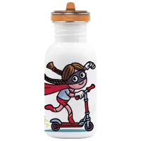 Бутылка для воды Laken Basic Steel Scooter Белый