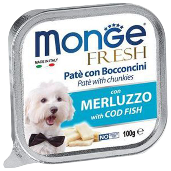 Hrană pentru câini umedă Monge Fresh Pate M01310 0.1 kg / Pește photo 1 Hrană pentru câini umedă Monge Fresh Pate M01310 0.1 kg / Pește photo 1
