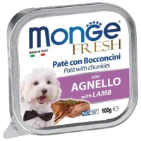 Корм для собак влажный Monge Fresh Pate M01305 0.1 кг / Ягненок