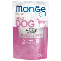 Корм для собак влажный Monge Grill Pouch M01314 0.1 кг / Свинина