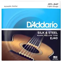 Скакалка D'Addario EJ40  Серебряный / Nailon