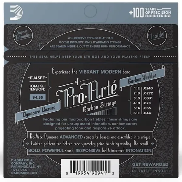 Скакалка D'Addario EJ45FF  Серебряный / Флюорокарбон photo 2