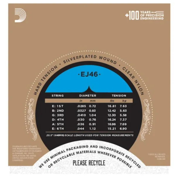 Скакалка D'Addario EJ46  Серебряный / Медь photo 2