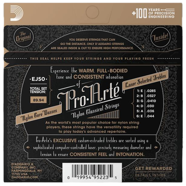 Coardă D'Addario EJ50  Silver / Cupru photo 2
