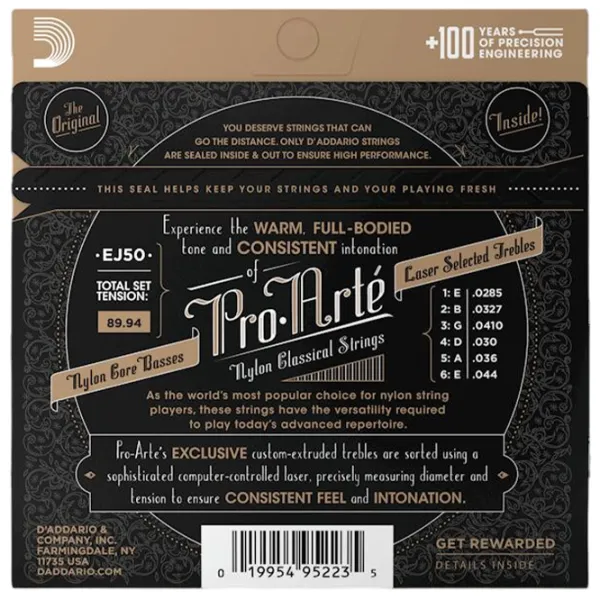 Coardă D'Addario EJ50  Silver / Cupru photo 3