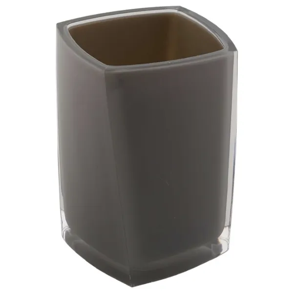 Pahar pentru periuțe de dinți Axentia Graz Eckig Poliresin / Gray / Pe masă photo 1 Pahar pentru periuțe de dinți Axentia Graz Eckig Poliresin / Gray / Pe masă photo 1