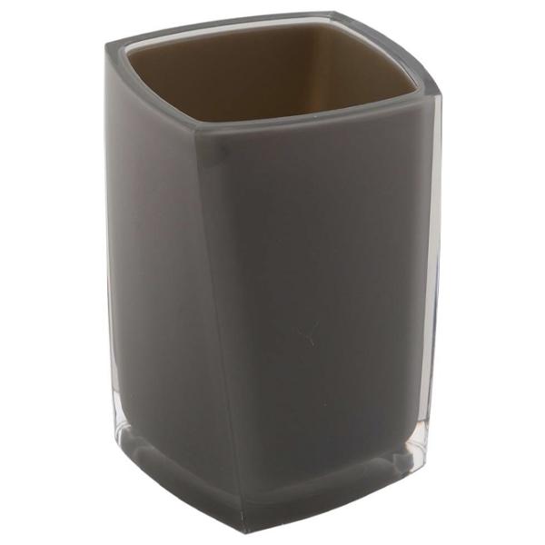 Pahar pentru periuțe de dinți Axentia Graz Eckig Poliresin / Gray / Pe masă photo 1 Pahar pentru periuțe de dinți Axentia Graz Eckig Poliresin / Gray / Pe masă photo 1
