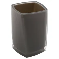 Pahar pentru periuțe de dinți Axentia Graz Eckig Poliresin / Gray / Pe masă