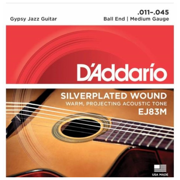 Coardă D'Addario EJ83M  Silver / Cupru photo 1