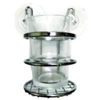 Pahar pentru periuțe de dinți Axentia 280879  Sticlă / Transparent / Pe perete