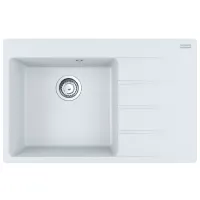 Chiuvetă Franke CNG 611/211-78 ST 78 x 50 / Piatră artificială / Bianco