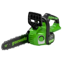 Цепная пила Greenworks 2007007UA аккумуляторный/ Зеленый