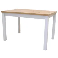 Кухонный стол раскладной Drewmix Max 5 ДСП/ Белый