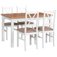 Кухонный стол раскладной Drewmix Max 5 ДСП/ Белый