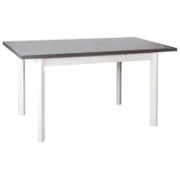 Кухонный стол раскладной Drewmix Max 5 ДСП/ Белый