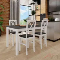 Кухонный стол раскладной Drewmix Max 5 ДСП/ Белый photo 2