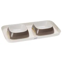 Tavă cu boluri Ferplast Glam Tray S Plastic