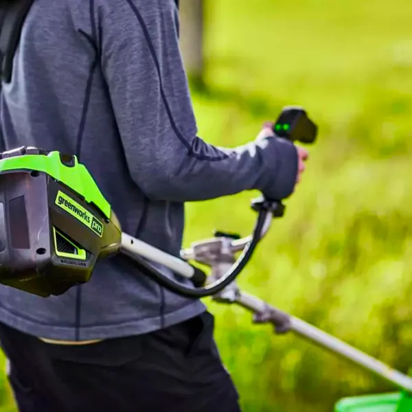 Триммер Greenworks 2108407K2  / Зеленый photo 4