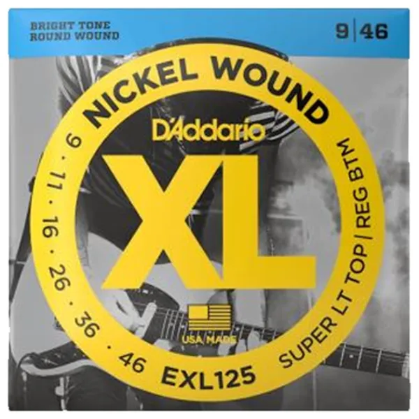 Coardă D'Addario EXL125  Silver / Nichel photo 1