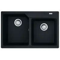 Кухонная мойка Franke UBG 620-78 78 x 50 / Искусственный камень / Черный