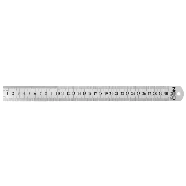 Линейка NEO Tools 72-213 300 мм Прямоугольная / Нержавеющая сталь photo 1