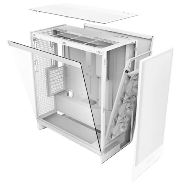 Корпус NZXT H7 Flow (2024) Mid Tower / Белый photo 6