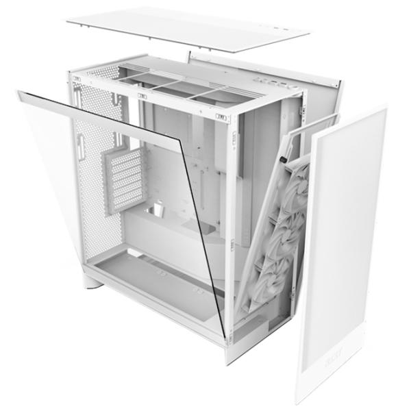 Корпус NZXT H7 Flow (2024) Mid Tower / Белый photo 6