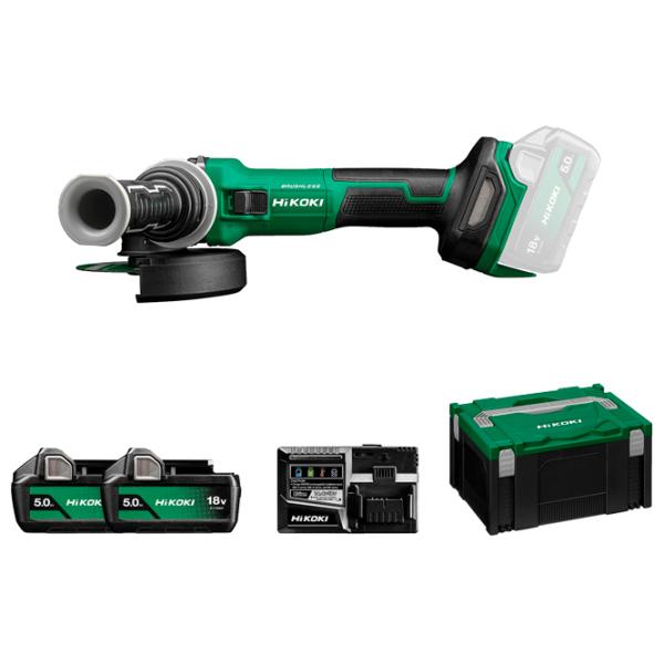 Polizor Hikoki G1813DEWQZ Unghiular / / Green photo 4
