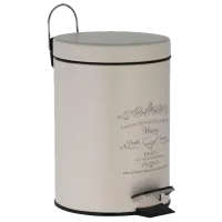 Coș de gunoi Axentia 126794 3 l / Metal / Beige