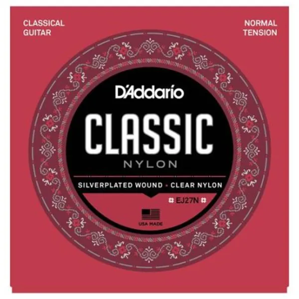 Coardă D'Addario EJ27N  Silver / Nailon photo 1