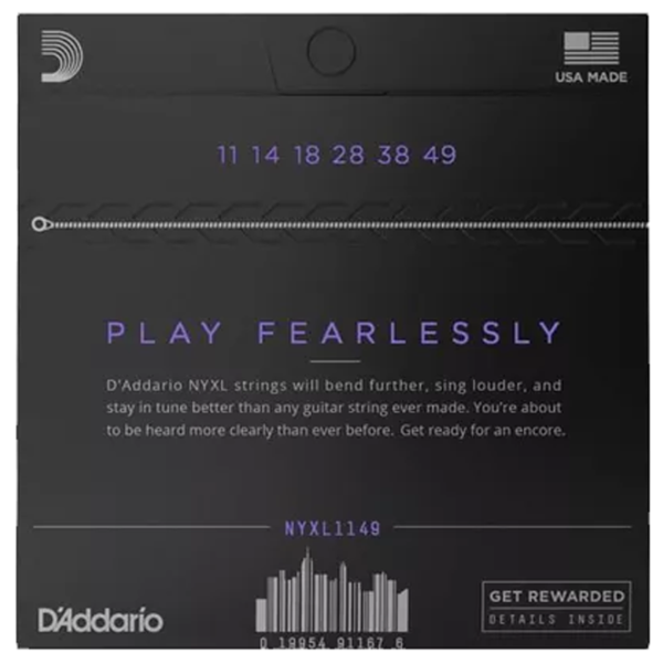 Coardă D'Addario NYXL1149  Silver / Nichel photo 2