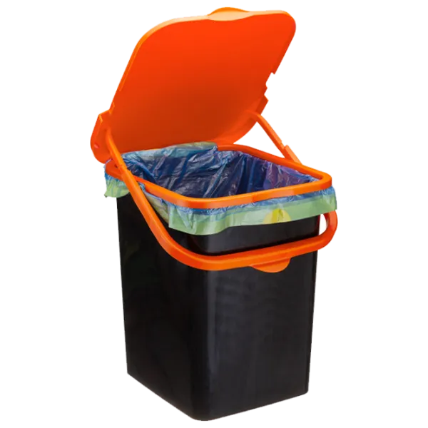 Coș de gunoi Idea М2475 18 l / Plastic / Orange photo 2