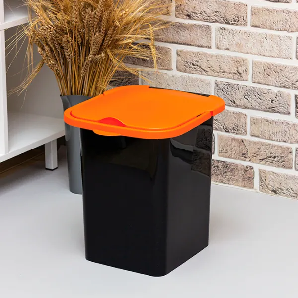 Coș de gunoi Idea М2475 18 l / Plastic / Orange photo 5