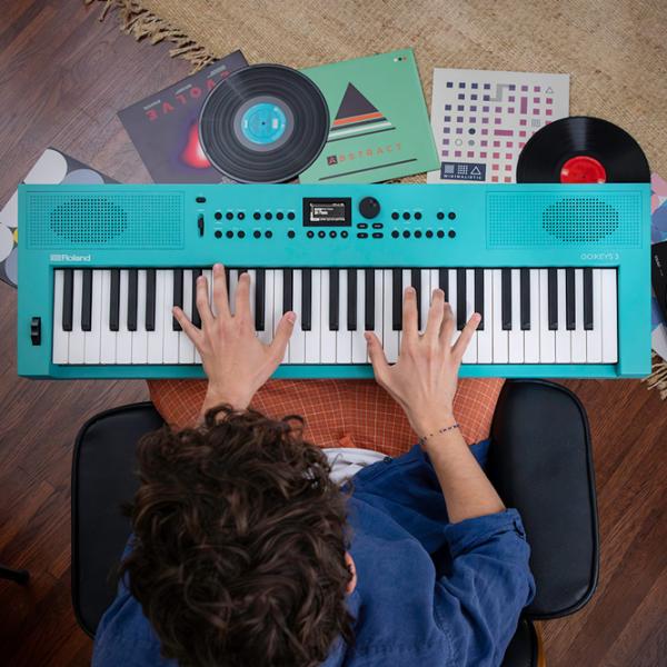 Sintetizator digital Roland GoKeys 3-TQ 61 clape / 128 voci / Plastic / Turquoise photo 4
