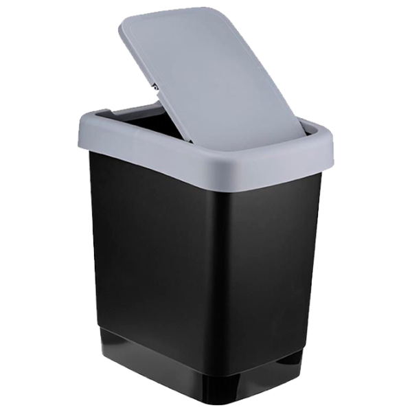 Coș de gunoi Idea М2475 18 l / Plastic / Gray photo 3